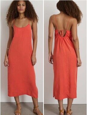 Alex Mill Kate Slip Dress Ginger Large NWT New